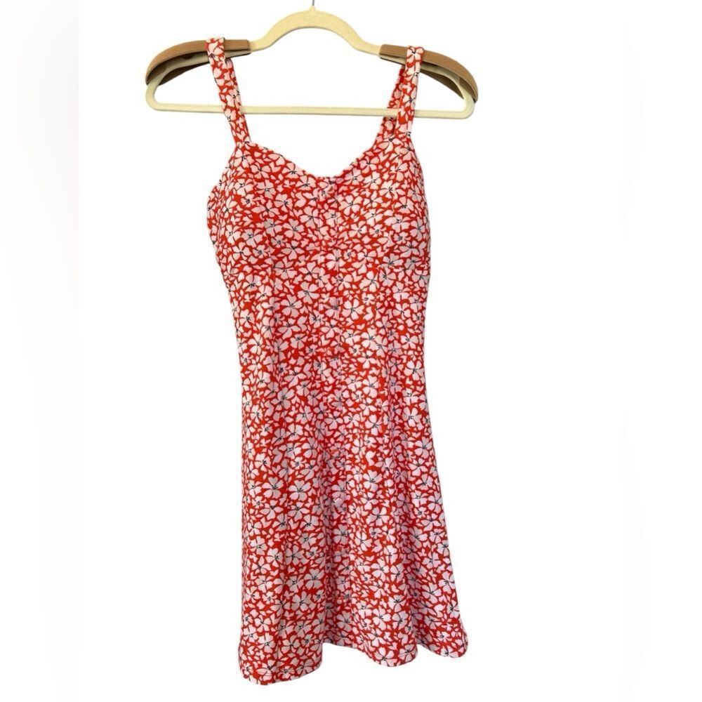 Derek Heart Sweetheart Red Floral Tank Babydoll Y2K Summer Dress New Sz M